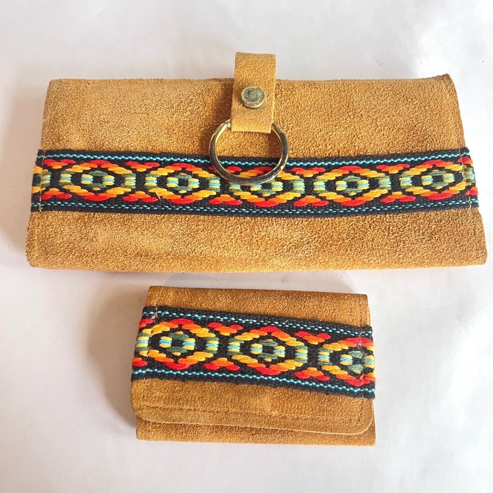 Vtg Luxury Wallet Purse Organizer Coin Purse Comb Made USA American Craftsmen